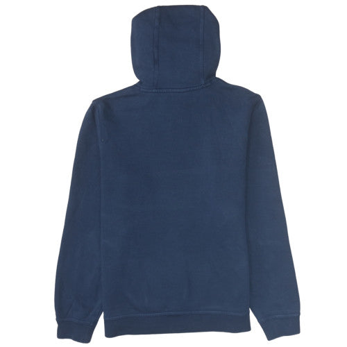 Nike Men's Blue Pullover Hoodie Medium Embroidered College Logo