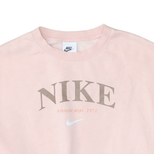 Nike Teens Pink Crew Neck Pullover Sweatshirt L 146-156cm