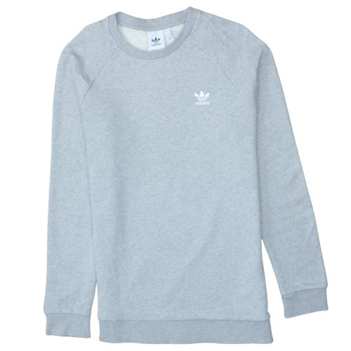 adidas Men's Grey Crew Neck Pullover Sweatshirt Size M