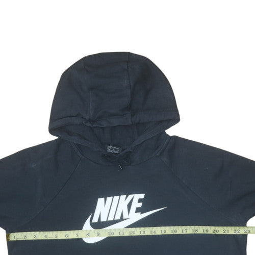 Nike Men's Black Large Pullover Hoodie with Logo Print