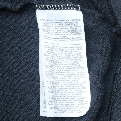 Nike Men's Black Large Pullover Hoodie with Logo Print