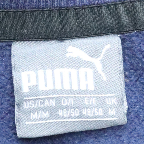 Puma Mens Blue Crew Neck Pullover Sweatshirt M Regular Fit