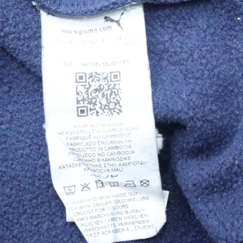 Puma Mens Blue Crew Neck Pullover Sweatshirt M Regular Fit