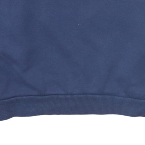 Puma Mens Blue Crew Neck Pullover Sweatshirt M Regular Fit