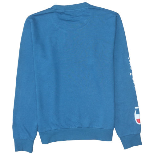 Champion Men's Blue Pullover Crew Neck Sweatshirt Size L