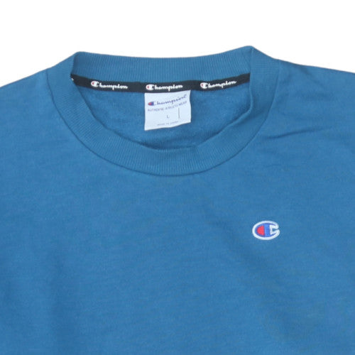 Champion Men's Blue Pullover Crew Neck Sweatshirt Size L