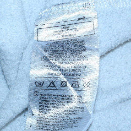 Adidas Womens White Crew Neck Pullover Sweatshirt Size 8