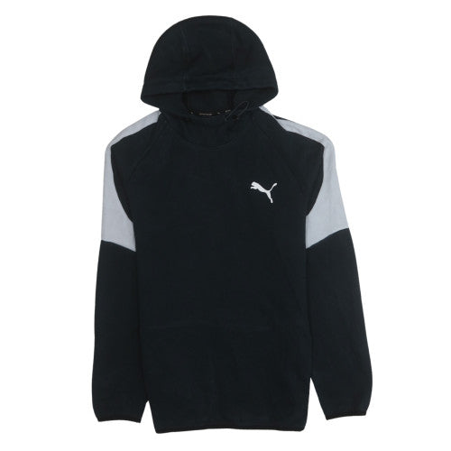 Puma Mens Black L Pullover Hoodie Fleece Sportswear