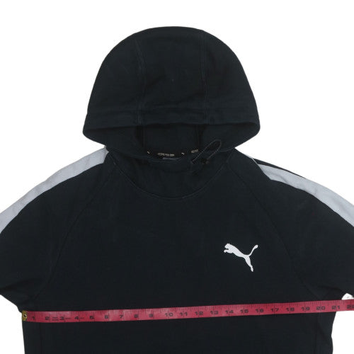 Puma Mens Black L Pullover Hoodie Fleece Sportswear