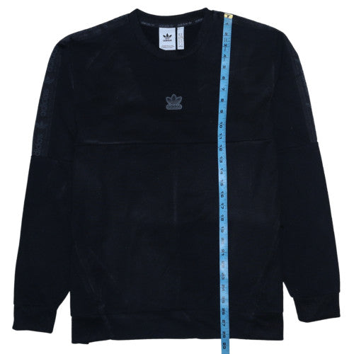 adidas Men's Black XL Crew Neck Pullover Sweatshirt