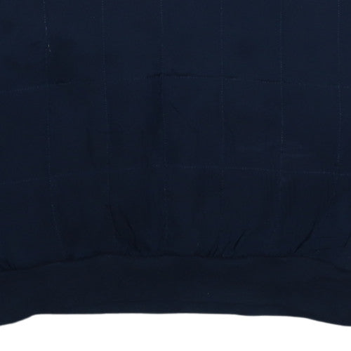 Lyle & Scott Men's Blue 1/2 Zip Collared Sweatshirt Size L