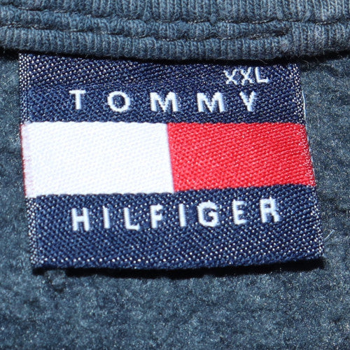 Tommy Hilfiger Mens Blue 2XL Pullover Sweatshirt Logo Crew Neck
