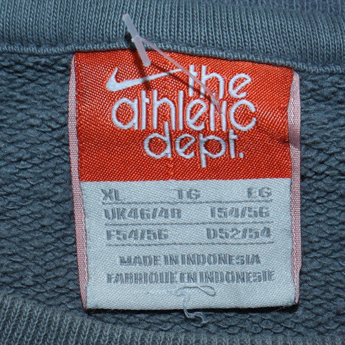 Nike Men's Blue XL Pullover Striped Crew Neck Sweatshirt