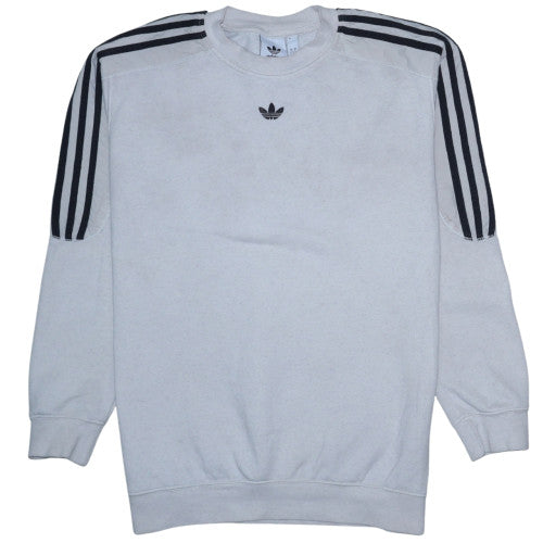 Adidas Men’s Grey Crew Neck Pullover Sweatshirt Size S