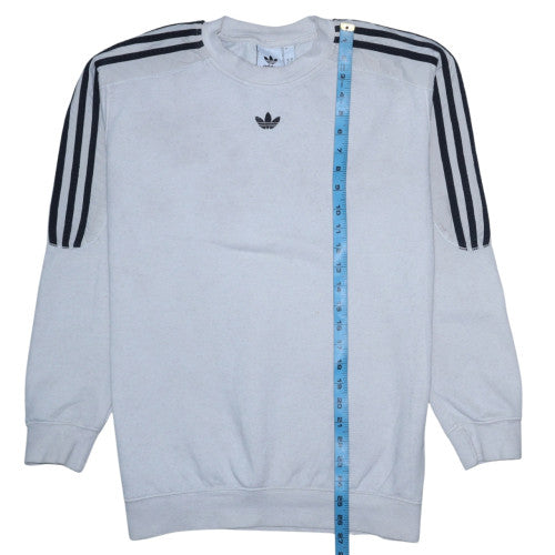Adidas Men’s Grey Crew Neck Pullover Sweatshirt Size S