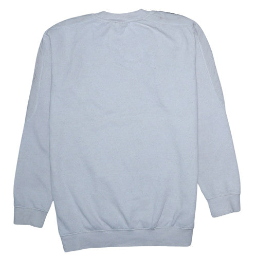 Adidas Men’s Grey Crew Neck Pullover Sweatshirt Size S