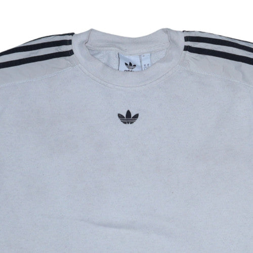 Adidas Men’s Grey Crew Neck Pullover Sweatshirt Size S