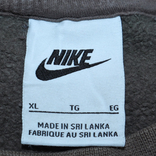 Nike Men's Green XL Pullover Crew Neck Fleece Sweatshirt