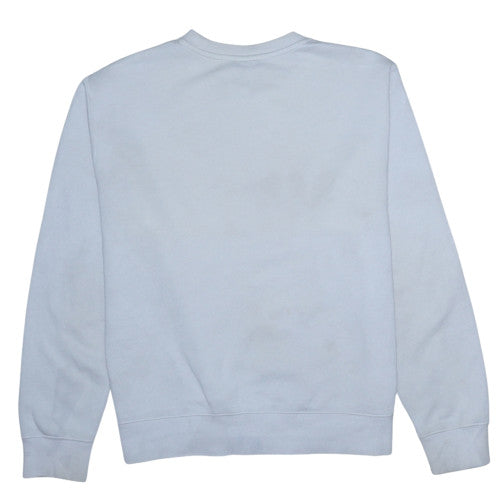Nike Women’s Grey Cotton Blend Crew Neck Sweatshirt M