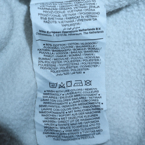 Nike Women’s Grey Cotton Blend Crew Neck Sweatshirt M