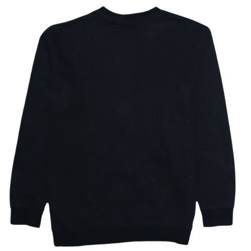 Puma Men's Black Graphic Logo Pullover Sweatshirt Small