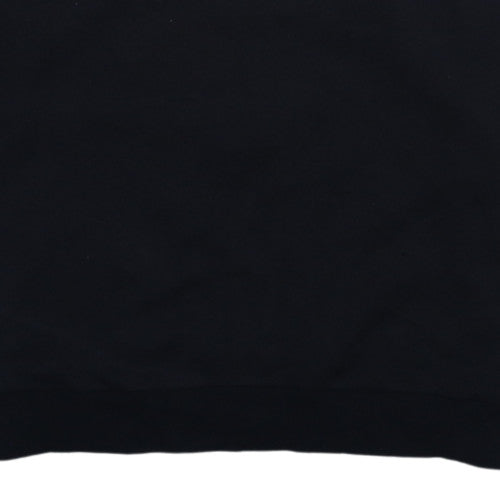 Puma Men's Black Graphic Logo Pullover Sweatshirt Small