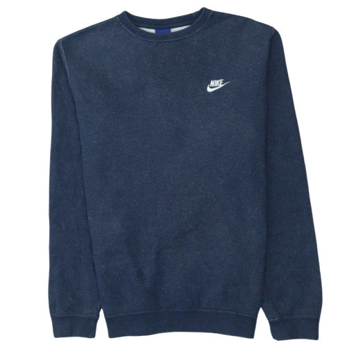 Nike Men Blue Crew Neck Pullover Sweatshirt Size M