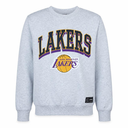 Primark NBA Los Angeles Lakers Grey Sweatshirt Mens S Regular Fit