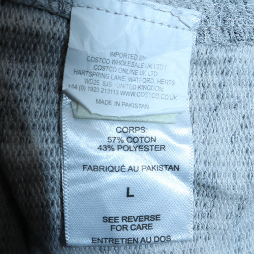 Champion Men's Grey Crew Neck Pullover Sweatshirt Size L