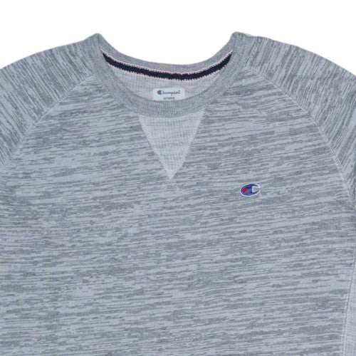 Champion Men's Grey Crew Neck Pullover Sweatshirt Size L