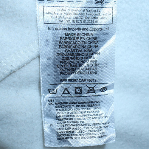 Adidas Men's White V-Neck ClimaWarm Pullover Sweatshirt Size M