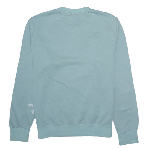 Nike Women’s Blue Small Pullover Sweatshirt Crew Neck Cotton Blend