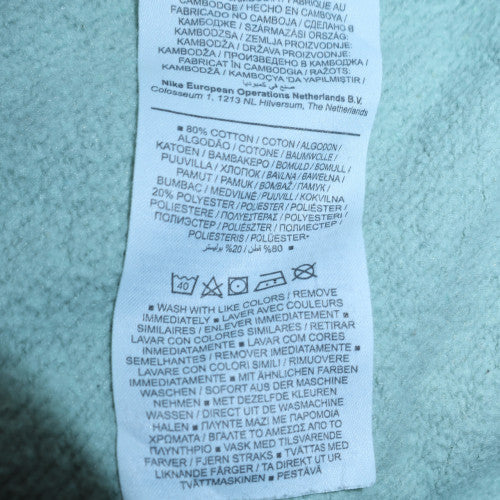 Nike Women’s Blue Small Pullover Sweatshirt Crew Neck Cotton Blend