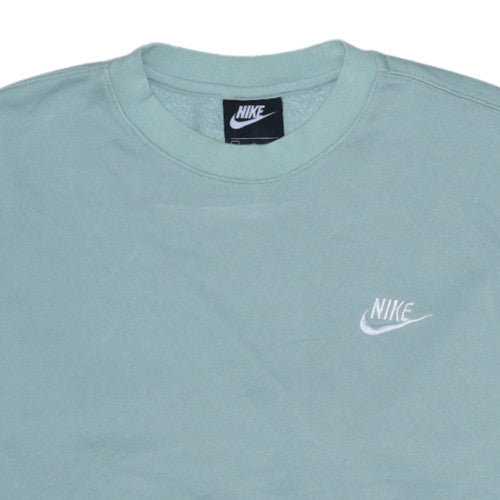 Nike Women’s Blue Small Pullover Sweatshirt Crew Neck Cotton Blend