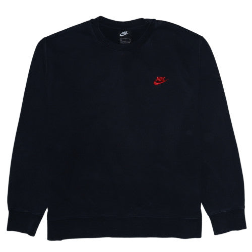 Nike Men's Black XL Pullover Crew Neck Fleece Sweatshirt