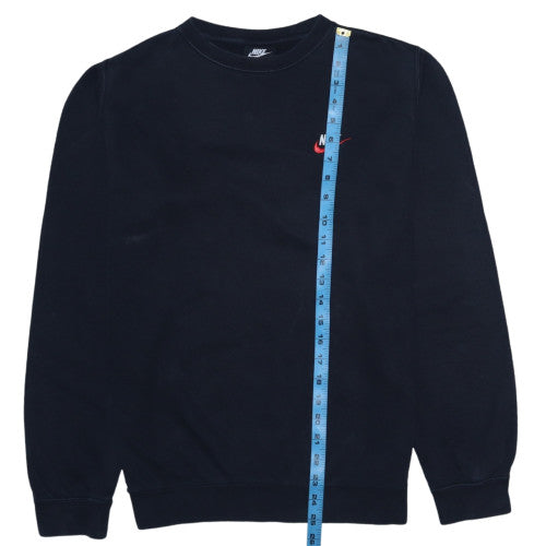 Nike Men's Black Small Pullover Crew Neck Fleece Sweatshirt