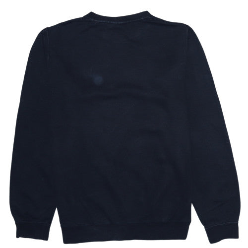 Nike Men's Black Small Pullover Crew Neck Fleece Sweatshirt