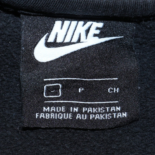 Nike Men's Black Small Pullover Crew Neck Fleece Sweatshirt