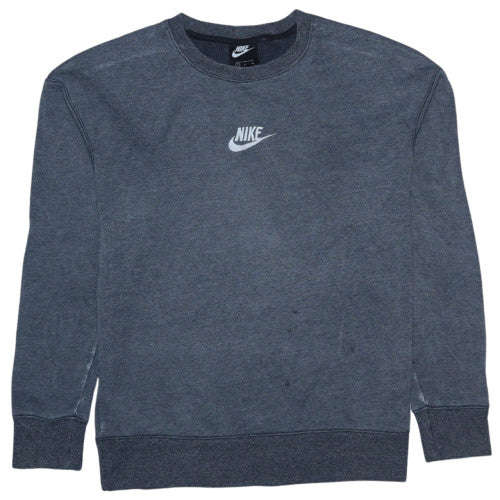 Nike Men's Grey Pullover Crew Neck Sweatshirt Size S