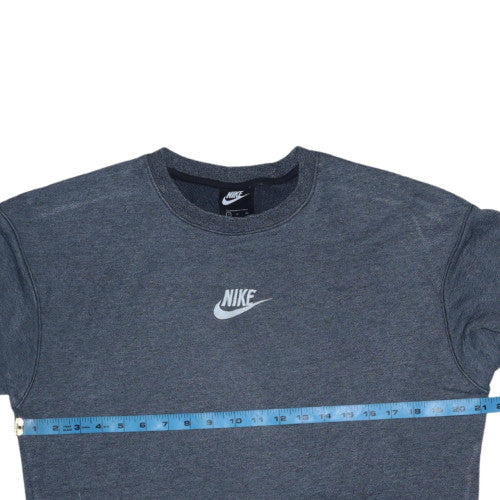 Nike Men's Grey Pullover Crew Neck Sweatshirt Size S
