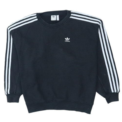 Adidas Womens Black XS Crew Neck Pullover Sweatshirt