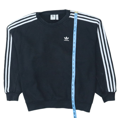 Adidas Womens Black XS Crew Neck Pullover Sweatshirt