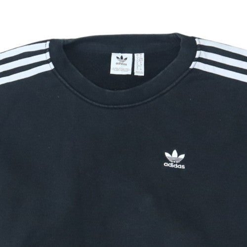Adidas Womens Black XS Crew Neck Pullover Sweatshirt