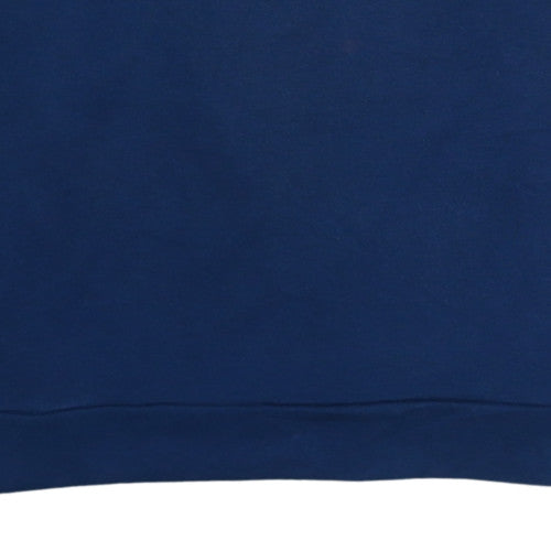Adidas Men Blue Crew Neck Pullover Sweatshirt Size M
