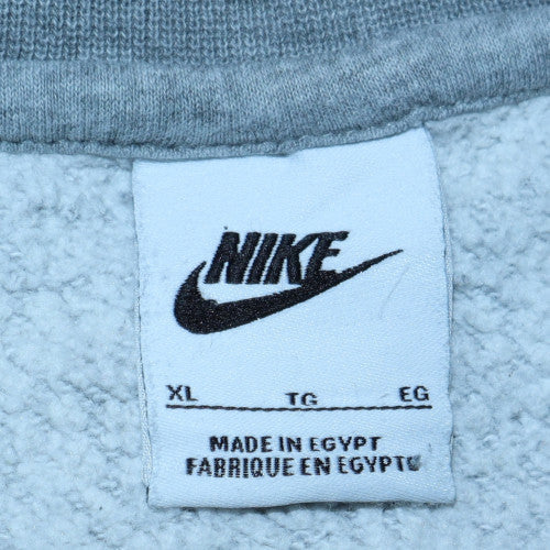 Nike Men's Grey XL Pullover Crew Neck Fleece Sweatshirt