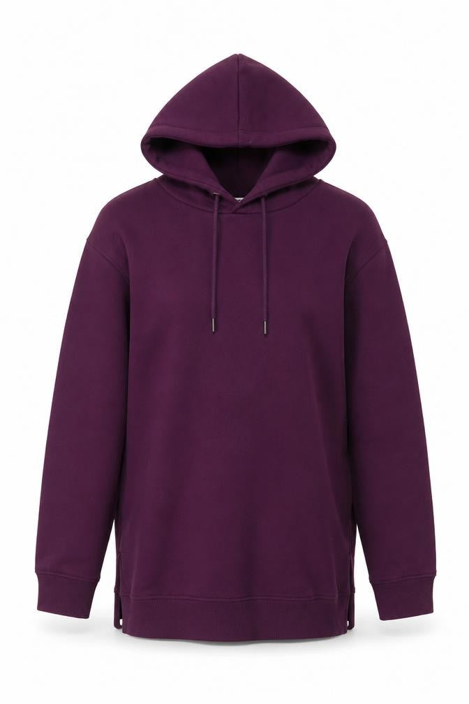Everyday Women Purple Size 8 Pullover Hoodie Cotton Blend Casual