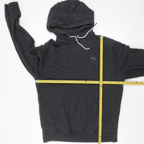 Nike Men's Black Pullover Hoodie Size S Fleece Cotton Blend