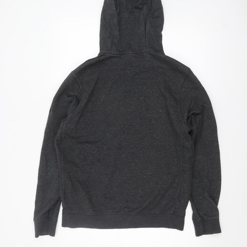 Nike Men's Black Pullover Hoodie Size S Fleece Cotton Blend