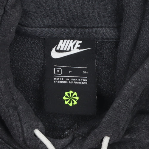 Nike Men's Black Pullover Hoodie Size S Fleece Cotton Blend