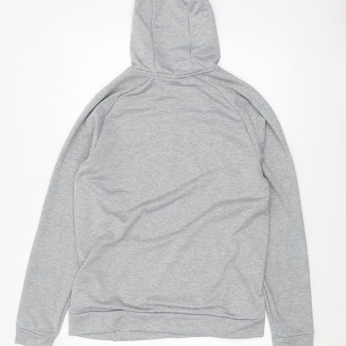 Nike Men's Grey Dri-FIT Pullover Hoodie M Sportswear